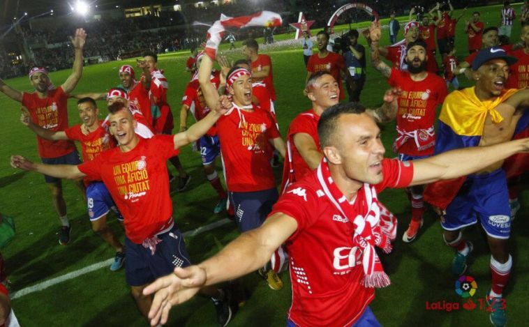 שחקני ג'ירונה. החגיגות נגמרו (טוויטר)