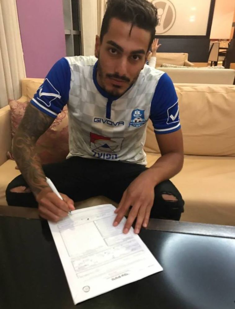 בן אז'ובל. מחזק את התקפת עכו (דף פייסבוק הפועל עכו)