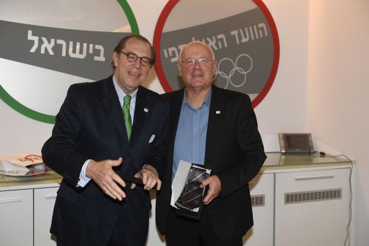 גילי לוסטיג וסטפן אבל (הוועד האולימפי)