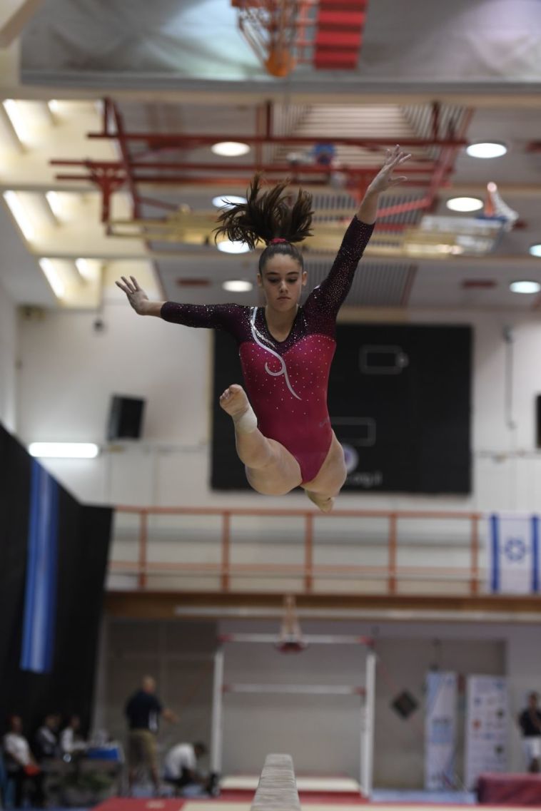 אופיר קרמר. זכתה בזהב ללא מתחרות (עמית שיסל, המכביה)