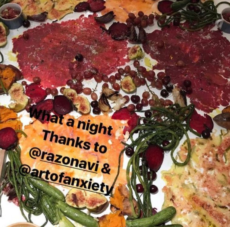 האוכל בארוחה