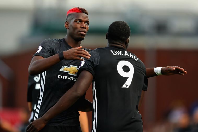 פוגבה ולוקאקו. הקבוצה שלהם מככבת (gettyimages)