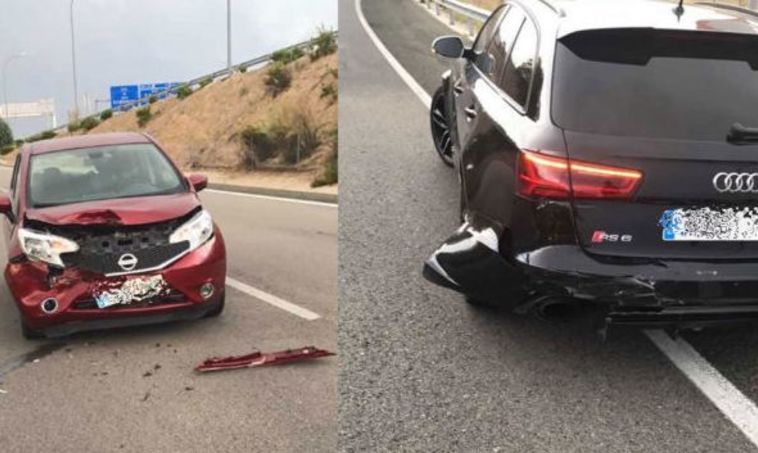 זירת האירוע. יצאו ללא פגע