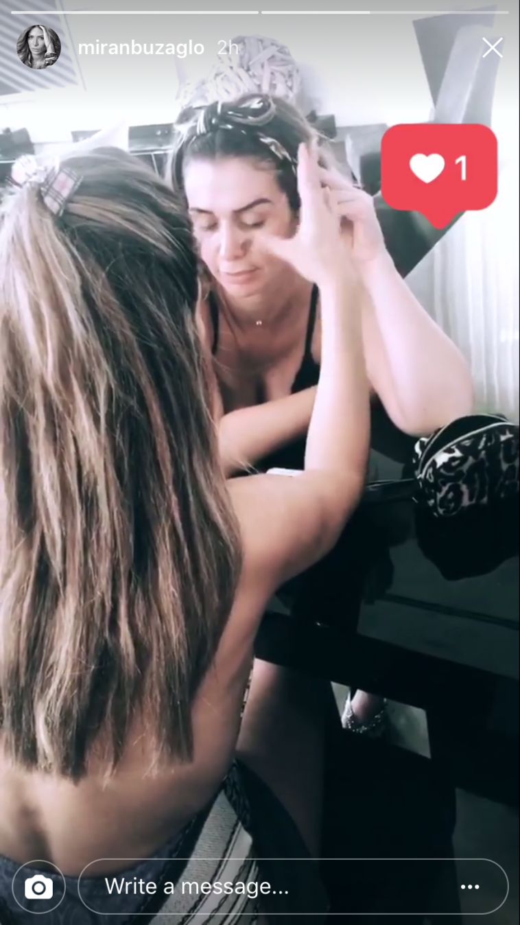 כבר חזרה לעניינים. קוסמטיקאית מבוקשת (אינסטגרם)