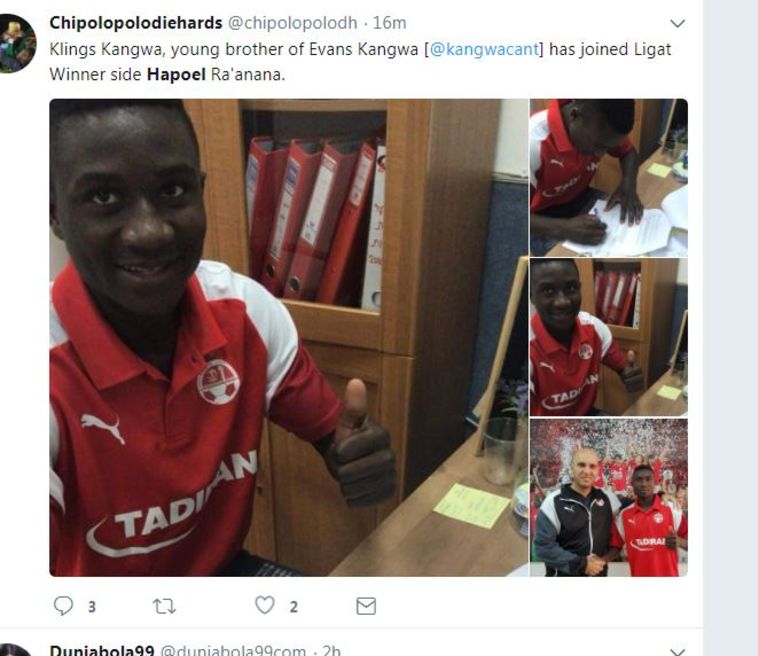 קאנגווה חותם על החוזה