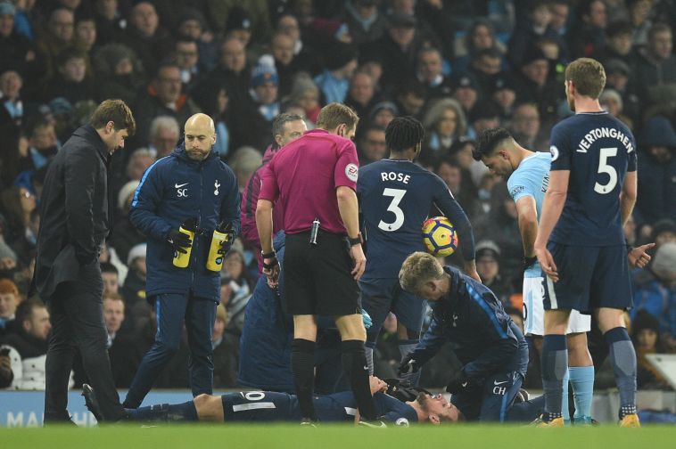 הארי קיין. חטף מכה קשה מאוטמנדי (AFP)