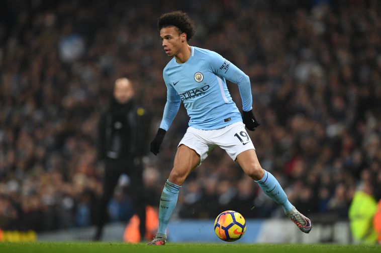 לירוי סאנה. גווארדיולה הפך אותו מנער פוסטר בגרמניה לכוכב (AFP)