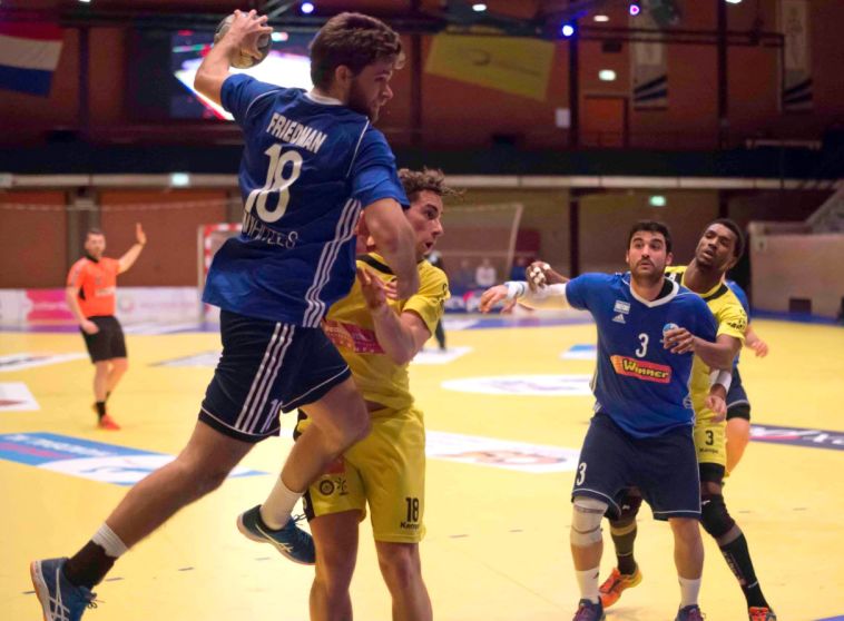 דניאל פרידמן במדי הנבחרת (Limburgse Handball Dagen)