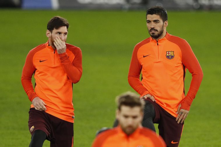 מסי וסוארס. רק טקטיקה לא תספיק כדי לעצור אותם (AFP)