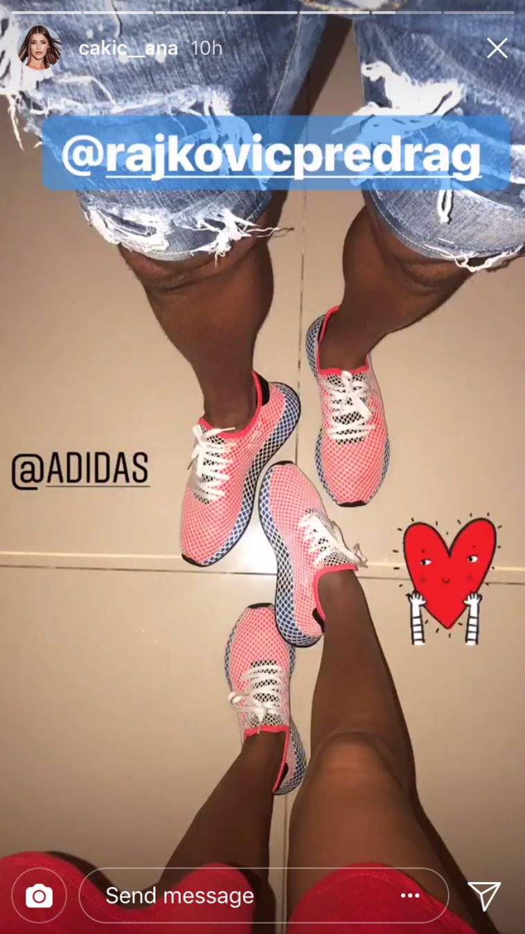 ראיקוביץ' וקאקיץ' בנעליים תואמות (אינסטגרם)