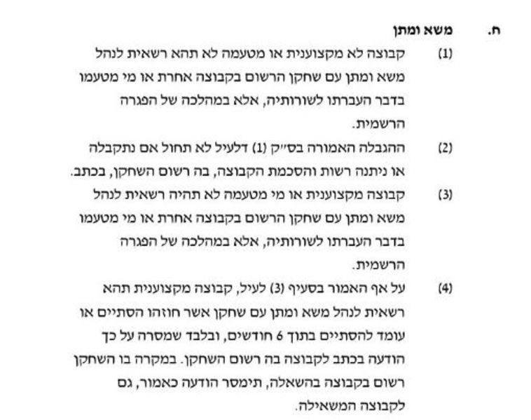 מתוך תקנון ההתאחדות לכדורגל