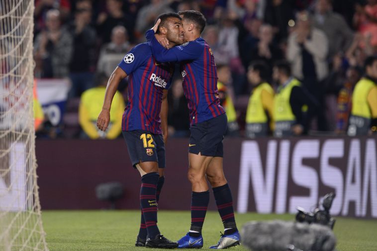 ראפיניה. שער בכורה אחרי 18 משחקים (AFP)