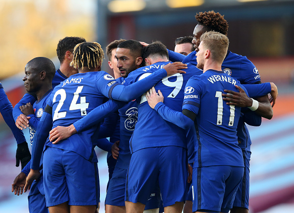 שחקני צ'לסי חוגגים עם זייך