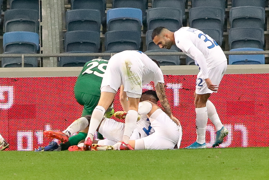 שחקני קריית שמונה חוגגים