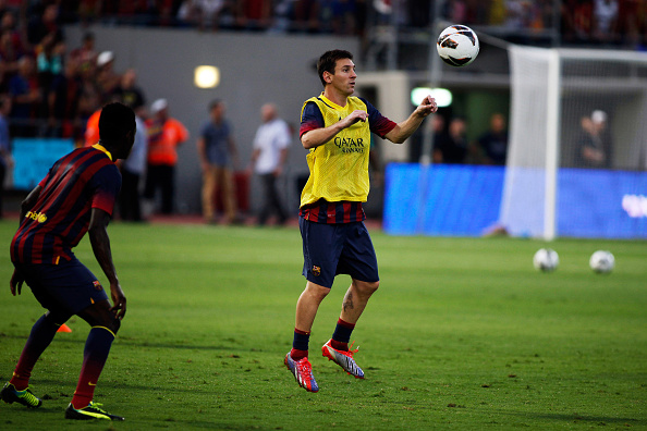 ליאו מסי באצטדיון בלומפילד