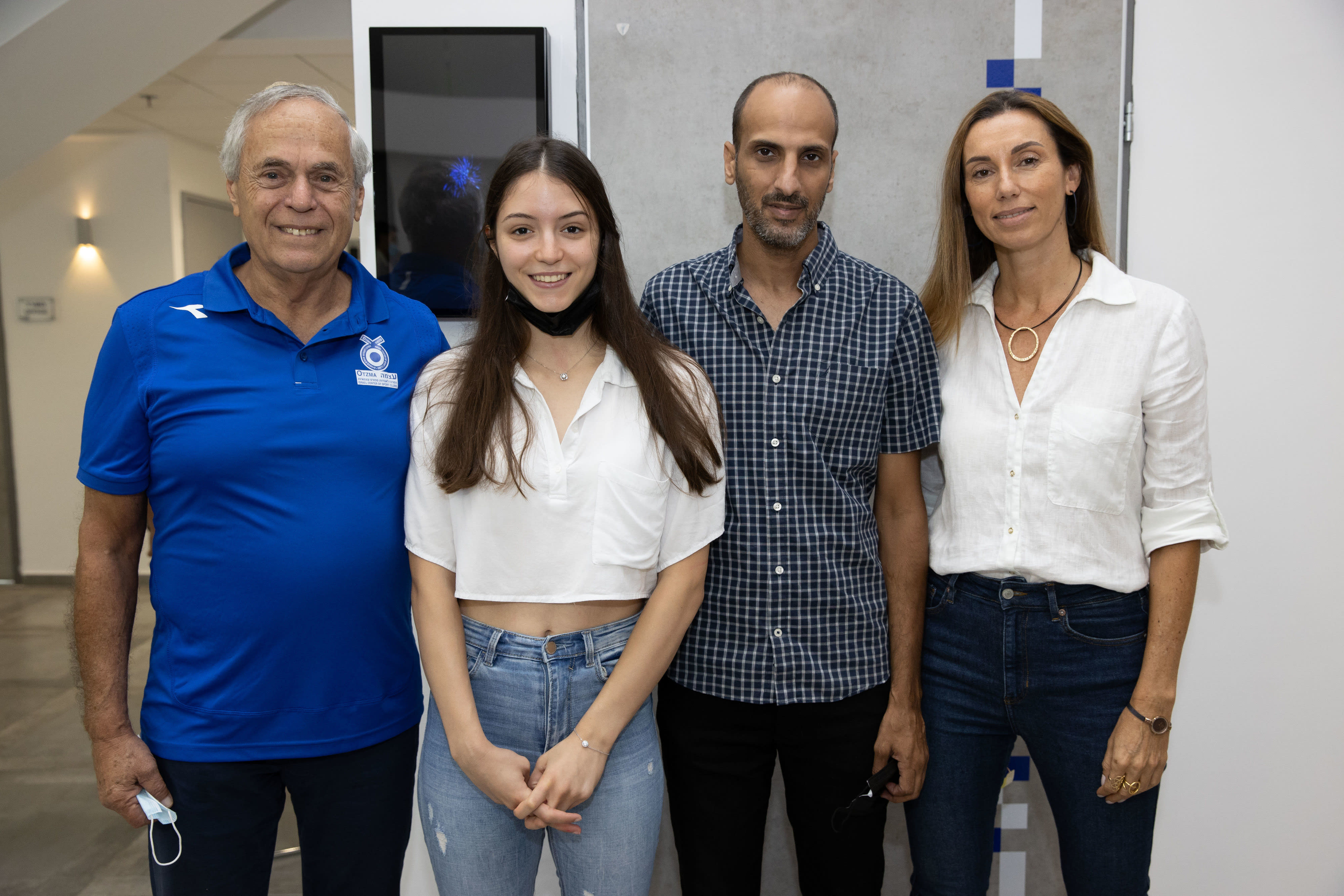 אבישג סמברג במרכז עצמה