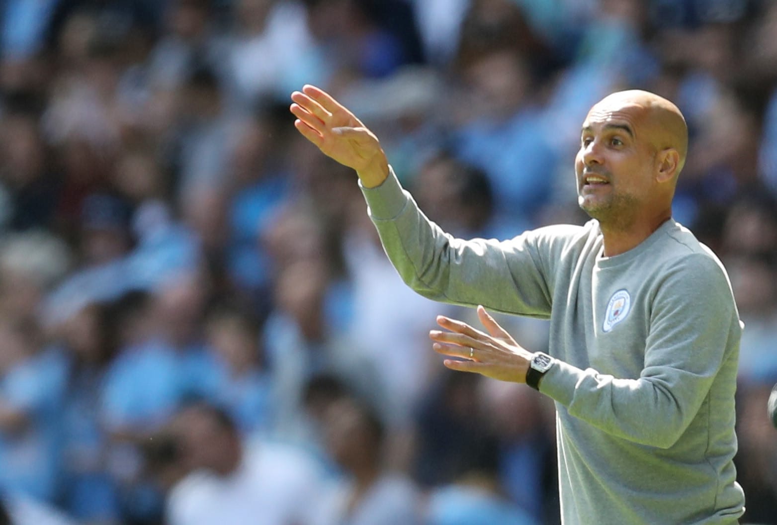 פפ גווארדיולה מאמן מנצ'סטר סיטי