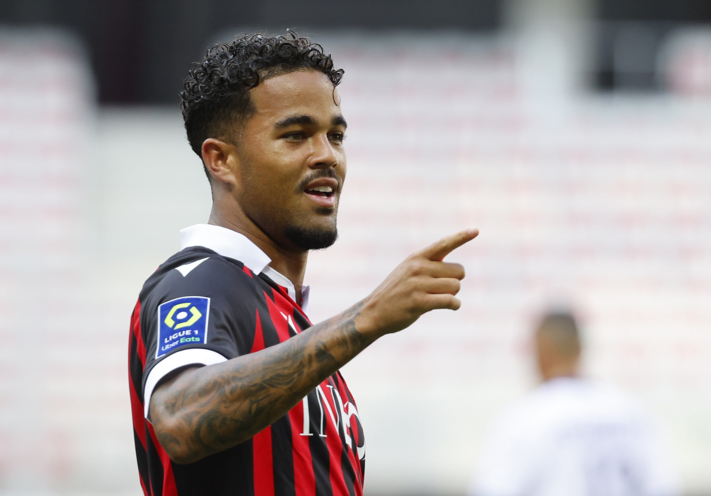 ג'סטין קלייברט שחקן ניס חוגג שער