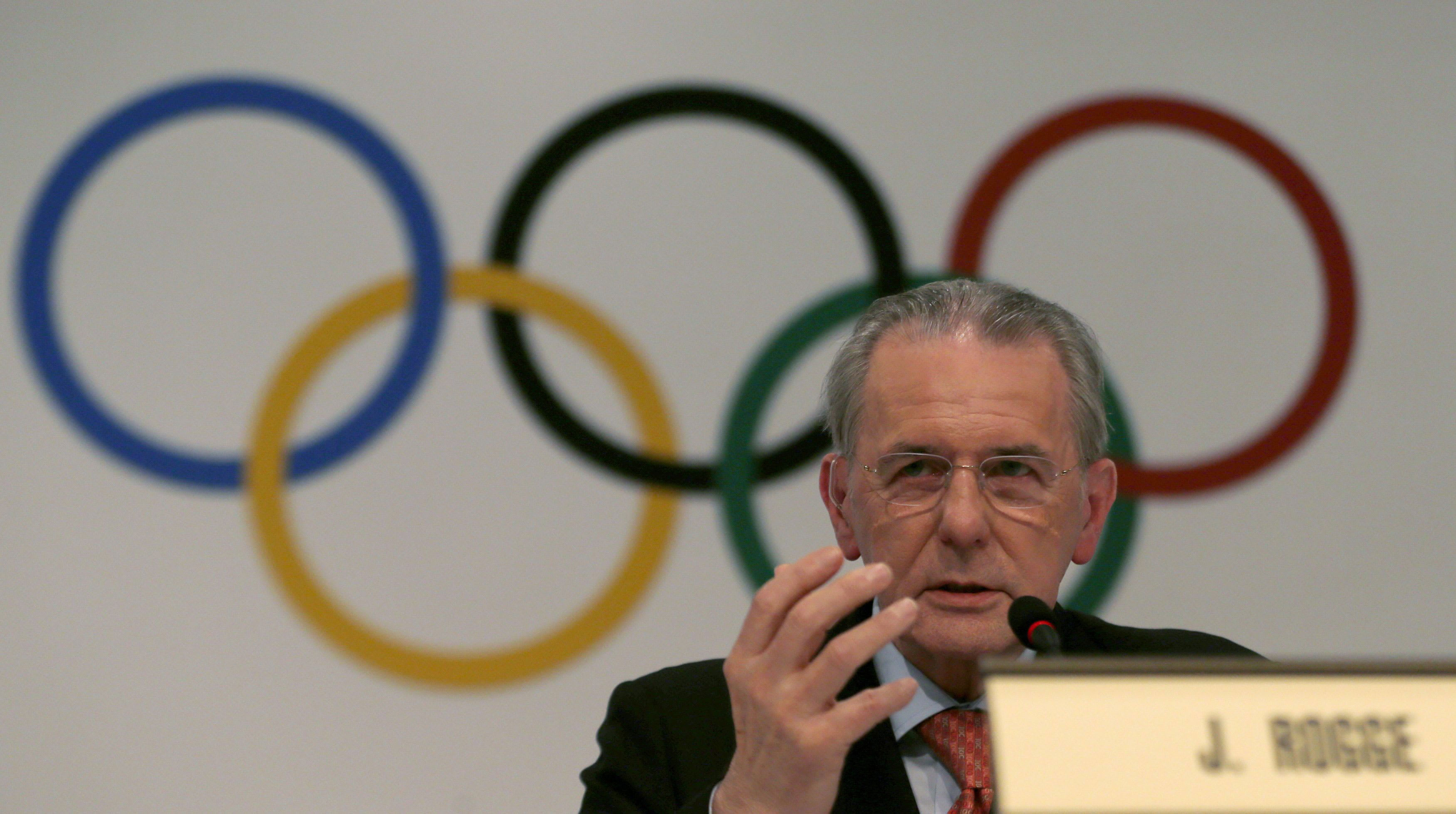 נשיא הוועד האולימפי ז'אק רוג