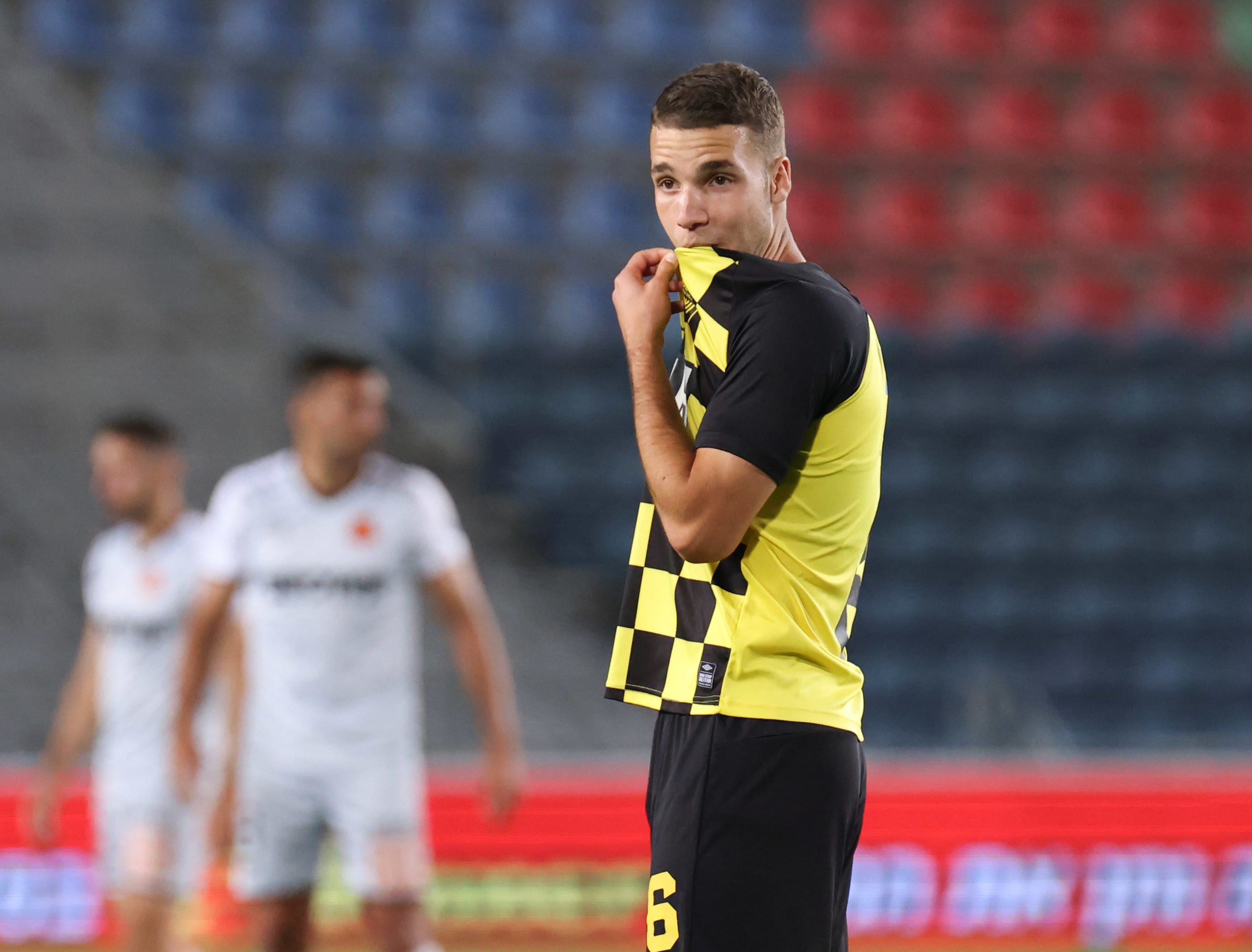 אביאל זרגרי שחקן בית"ר ירושלים מאוכזב