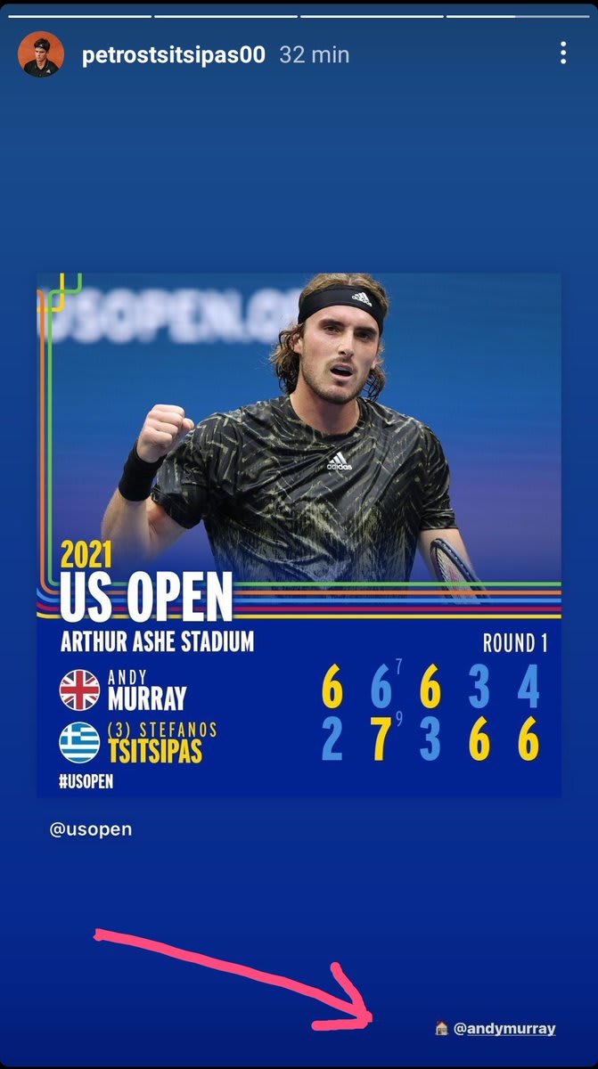 הסטורי של פטרוס ציציפאס, אחיו של סטפנוס, על אנדי מארי