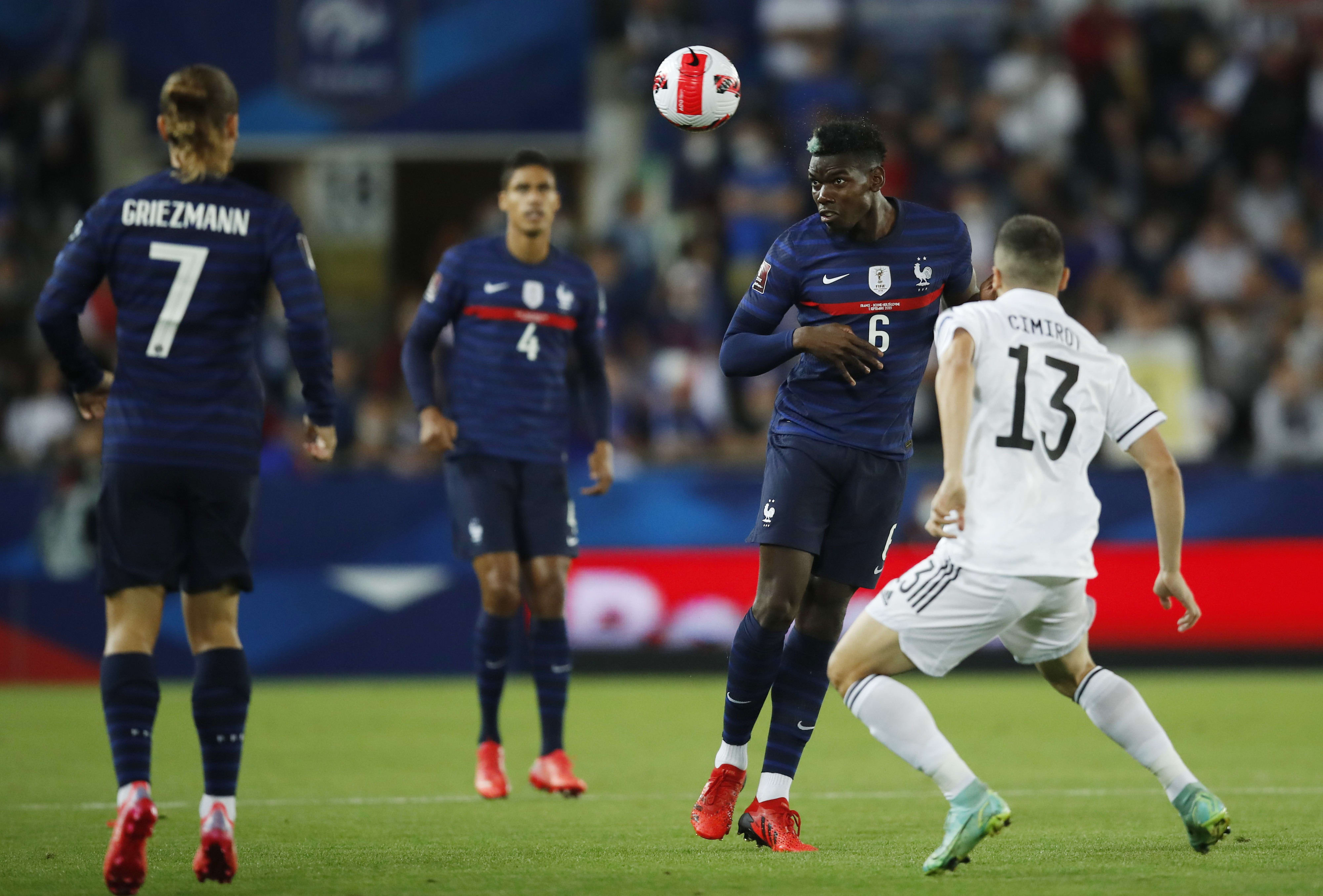 פול פוגבה שחקן נבחרת צרפת