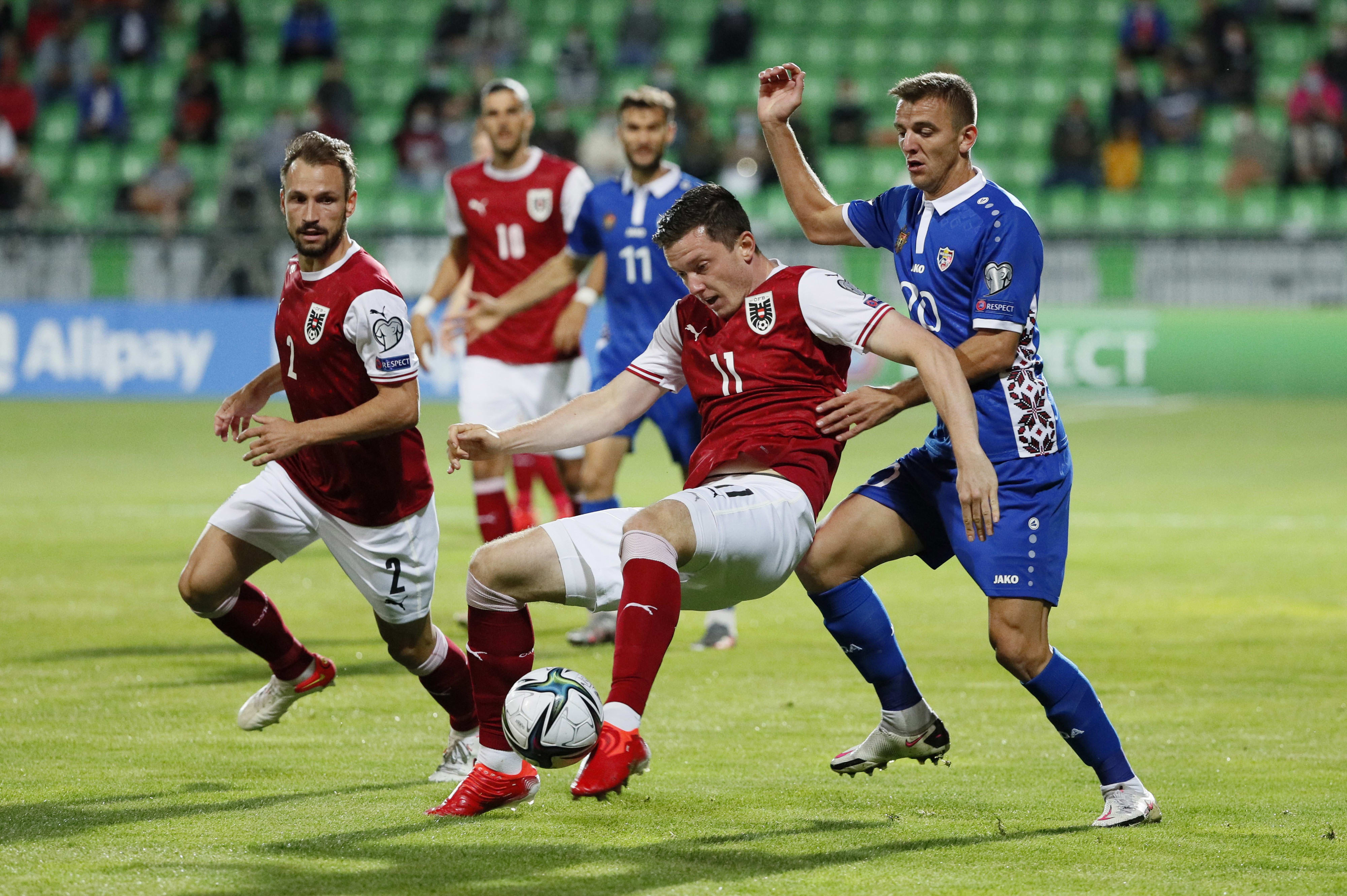 מיכאל גרגוריטש, שחקן נבחרת אוסטריה