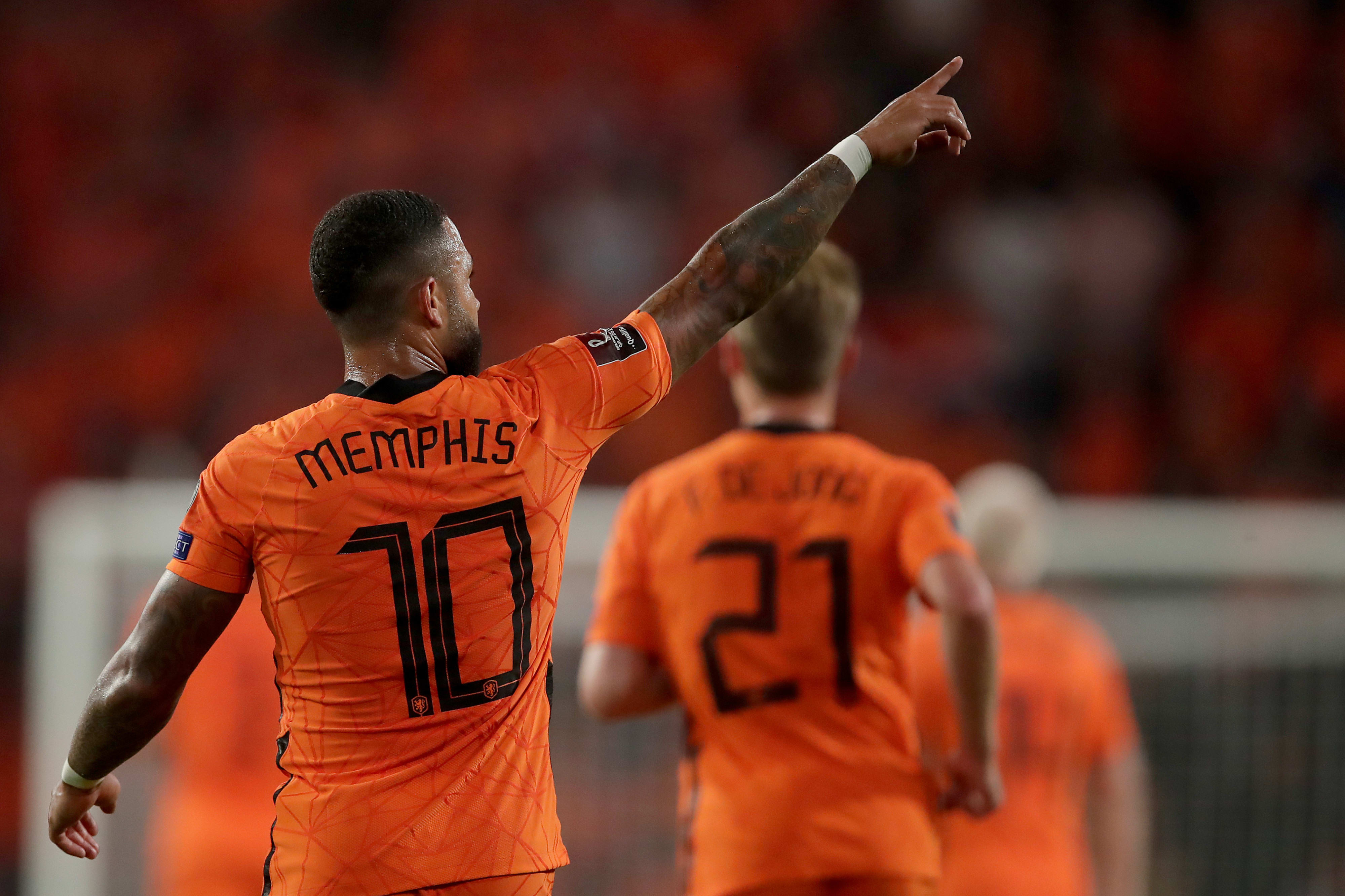 שחקן נבחרת הולנד ממפיס דפאי