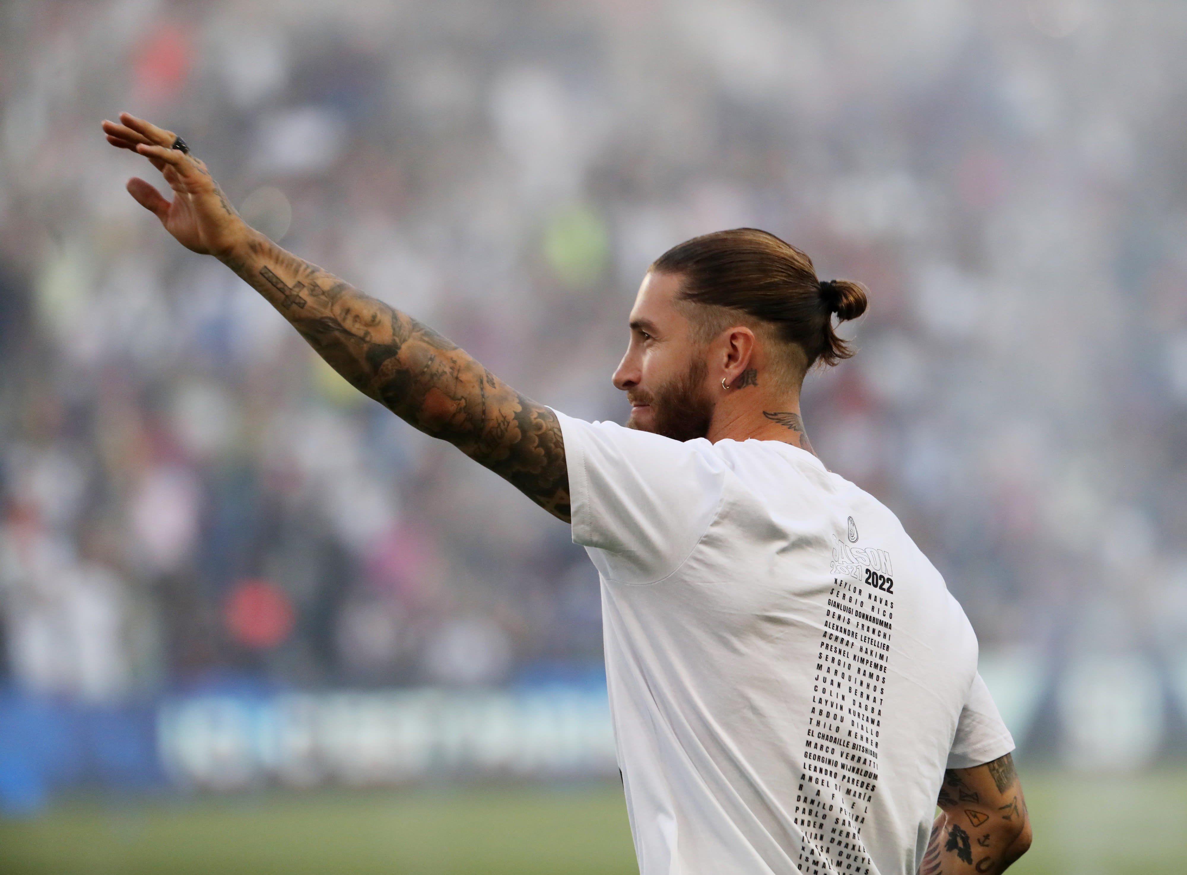 סרחיו ראמוס מוצג כשחקן פריז סן ז'רמן