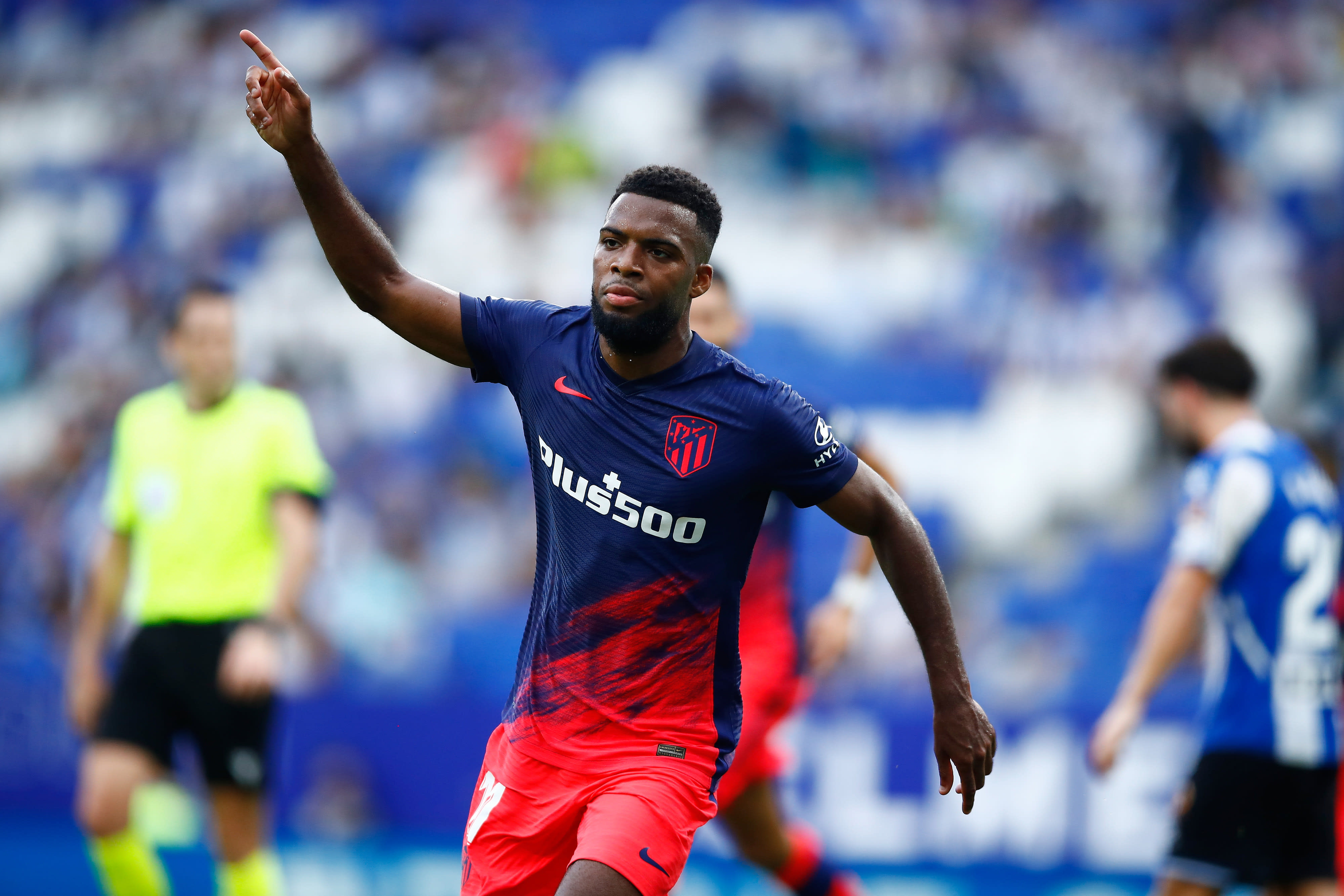 תומא למאר שחקן אתלטיקו מדריד חוגג