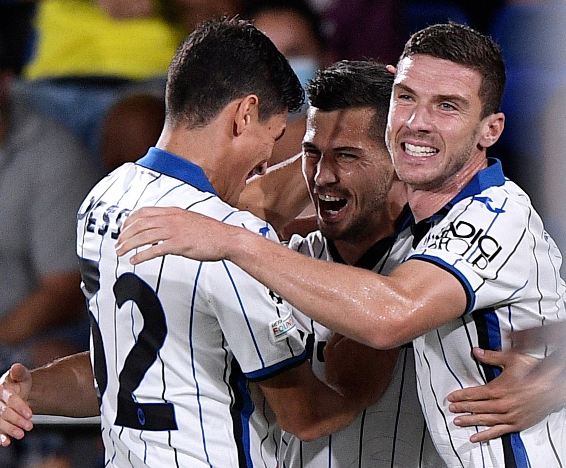 שחקני אטאלנטה חוגגים