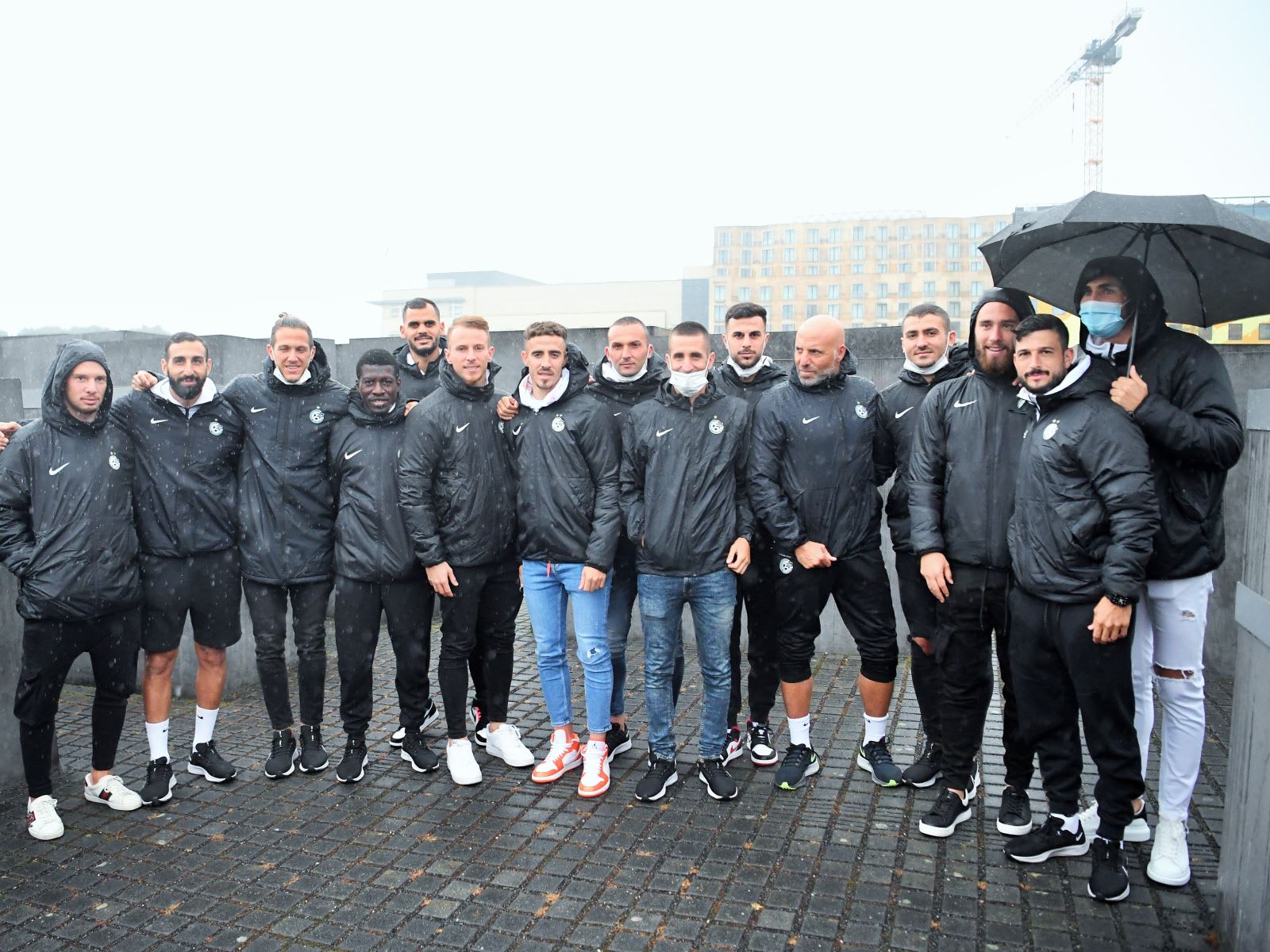 שחקני מכבי חיפה בגרמניה