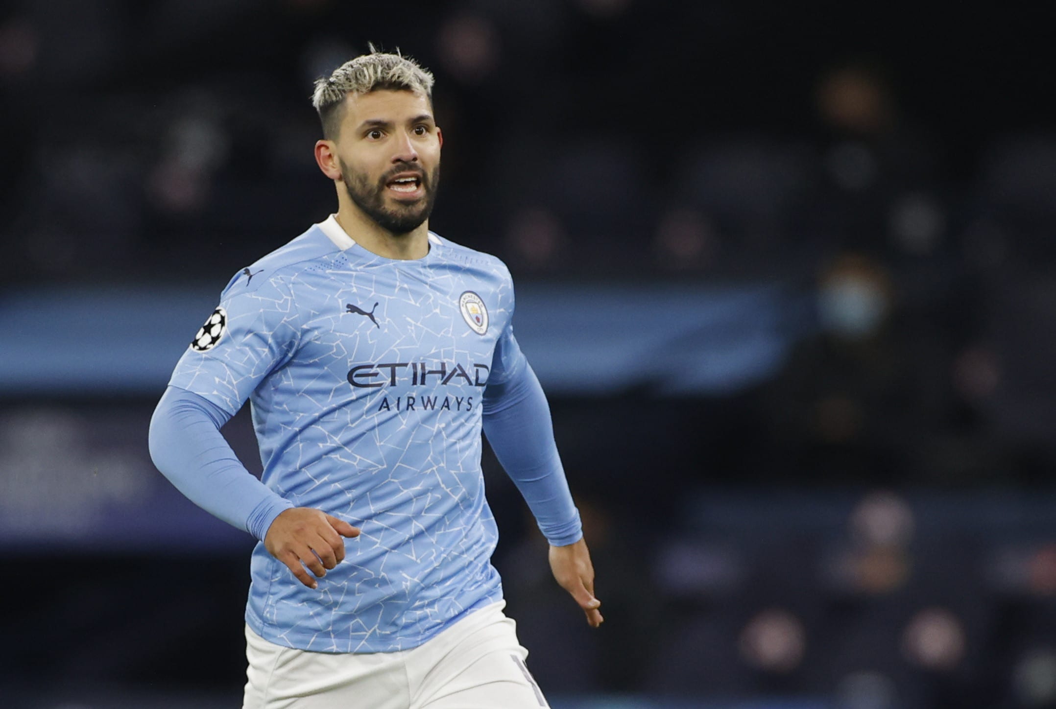 שחקן מנצ'סטר סיטי סרחיו אגוארו