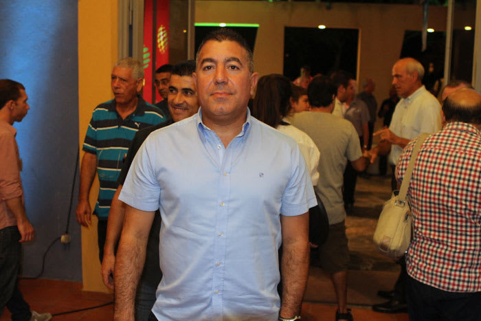 שופט הכדורגל איתן תבריזי במהלך ערב גאלה של ההתאחדות לכדורגל