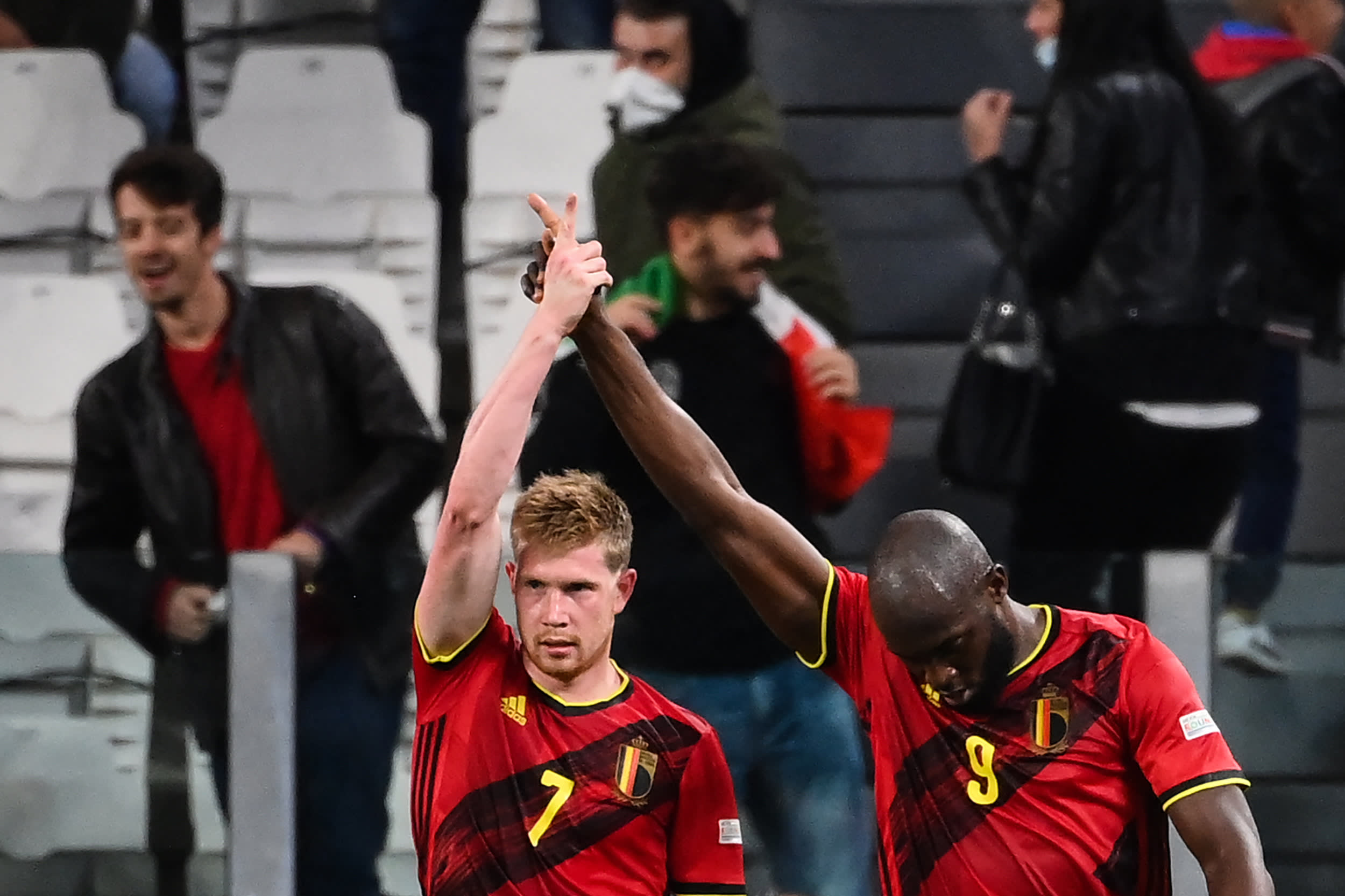 רומלו לוקאקו וקווין דה בראונה, כוכבי נבחרת בלגיה