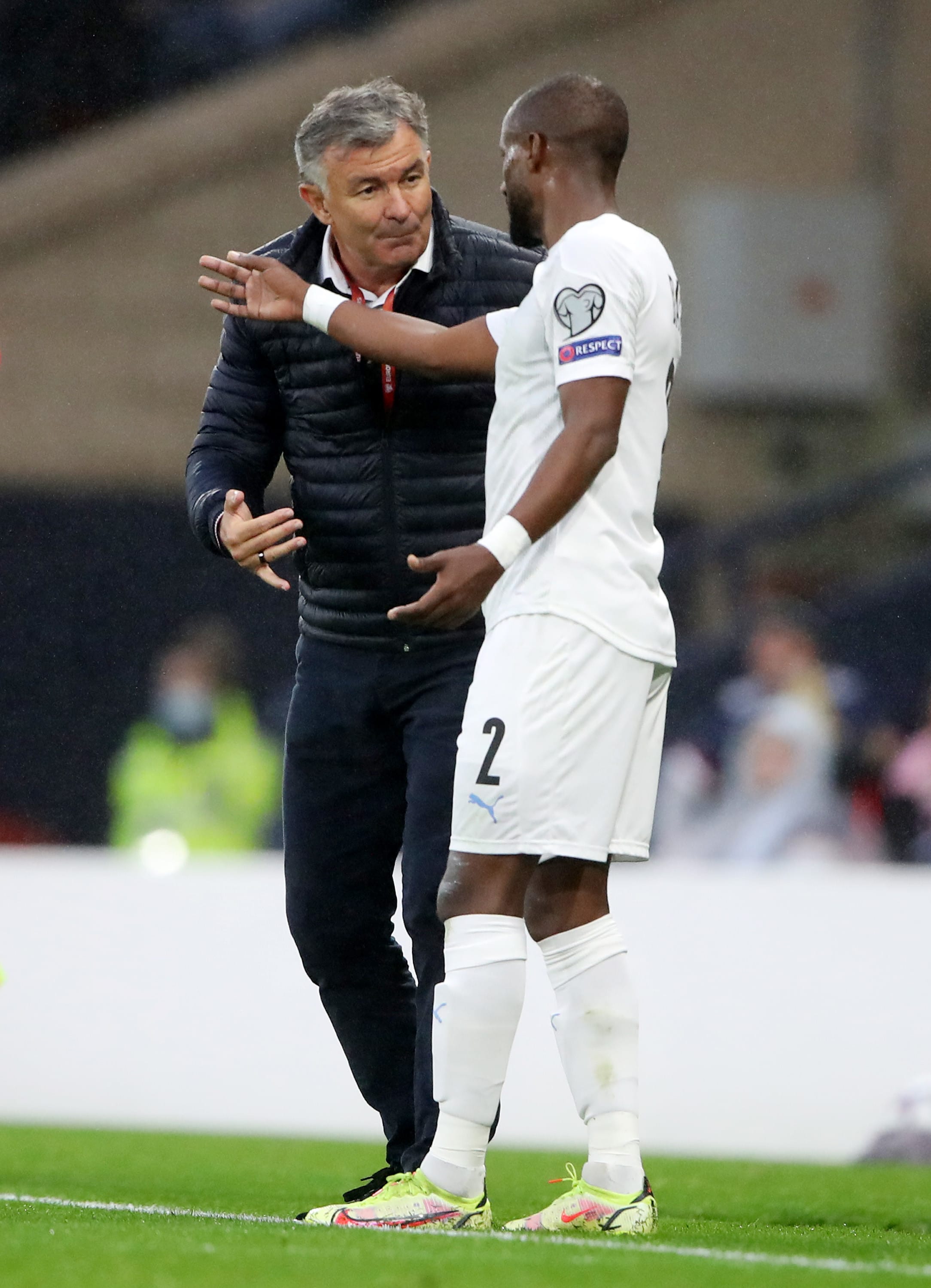 וילי רוטנשטיינר מאמן נבחרת ישראל עם אלי דסה