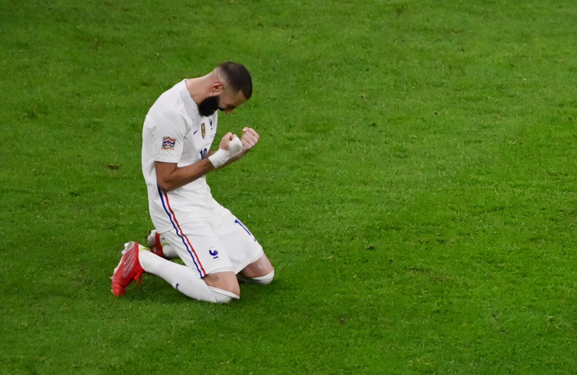 קארים בנזמה נבחרת צרפת חוגג