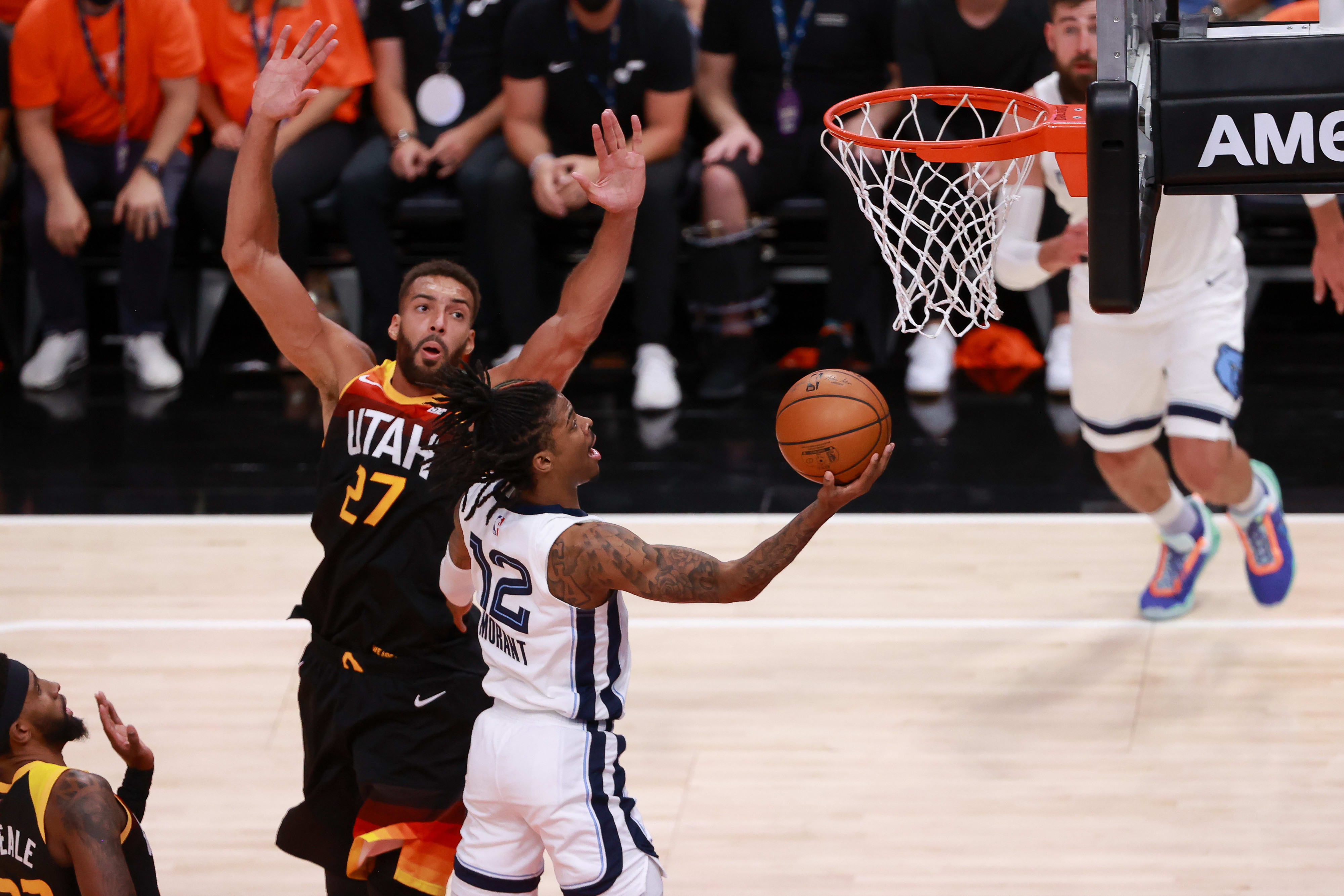 ג'ה מוראנט, ממפיס גריזליס, מול רודי גובר, יוטה ג'אז