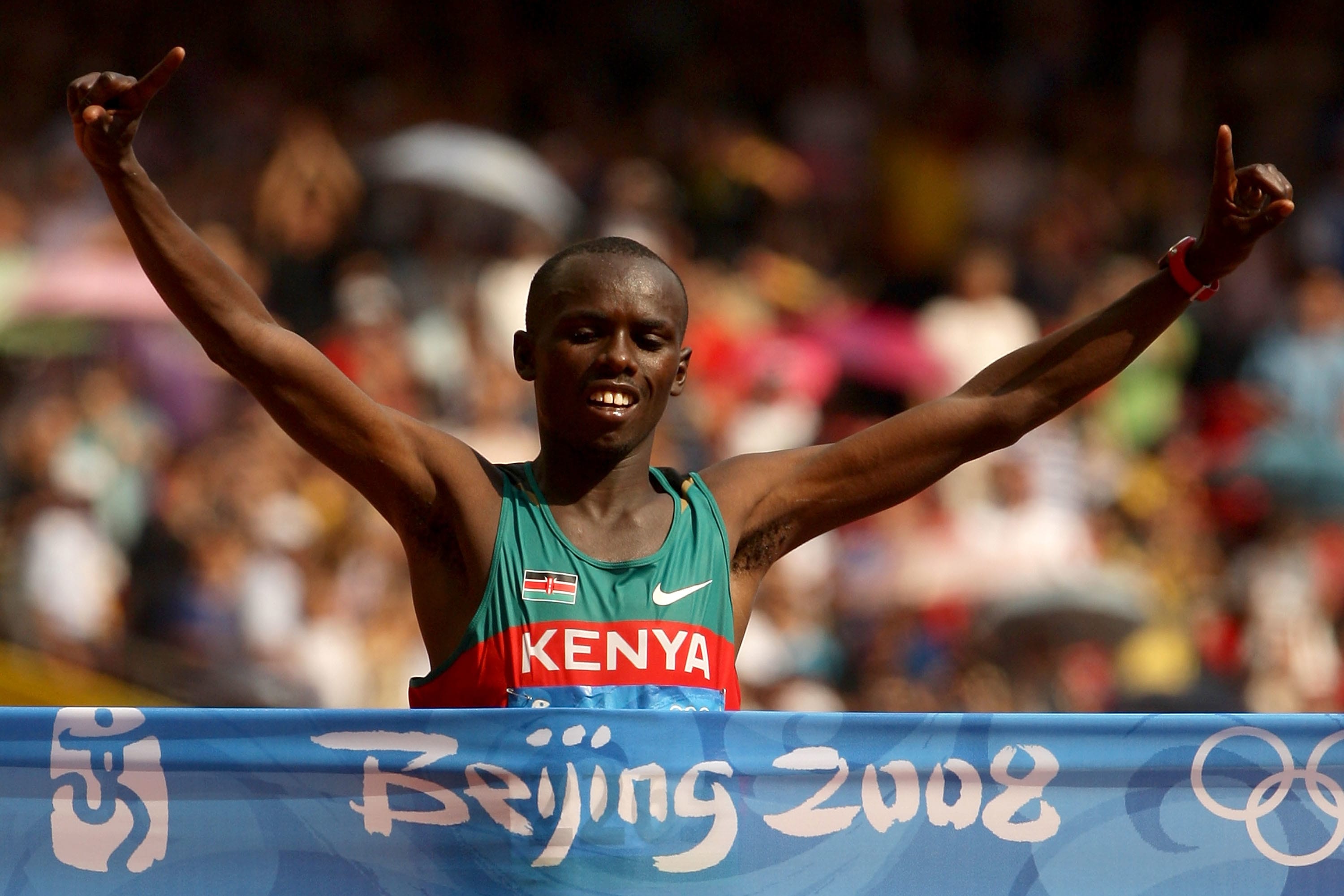 סמואל וואנג'ירו, רץ מרתון קנייתי, אולימפיאדת בייג'ינג 2008