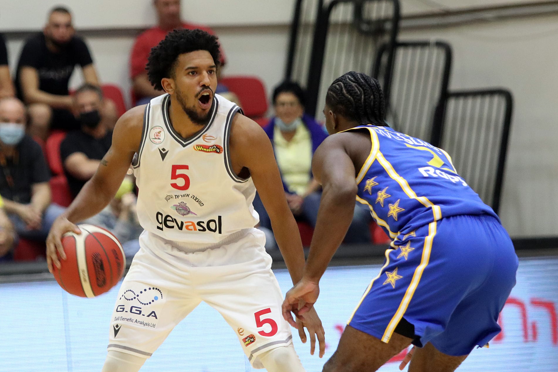 שחקן הפועל גלבוע/גליל מייקל בריסקר