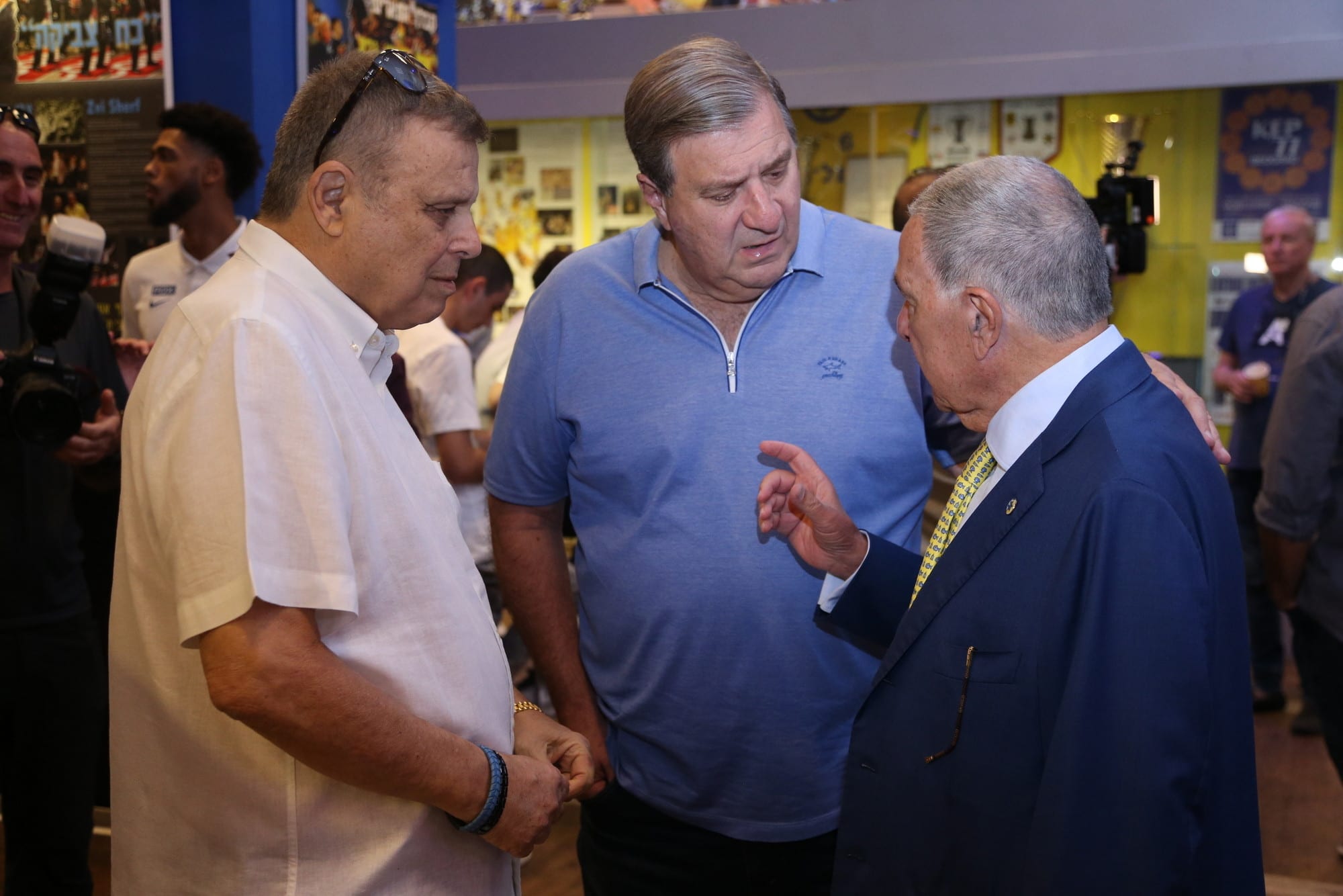 שמעון מזרחי, אודי רקנאטי, דייויד פדרמן בעלי מכבי תל אביב