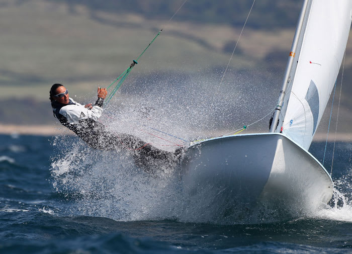שייטות 470 ישראליות ורד בוסקילה גיל כהן בתחרות ווימות'