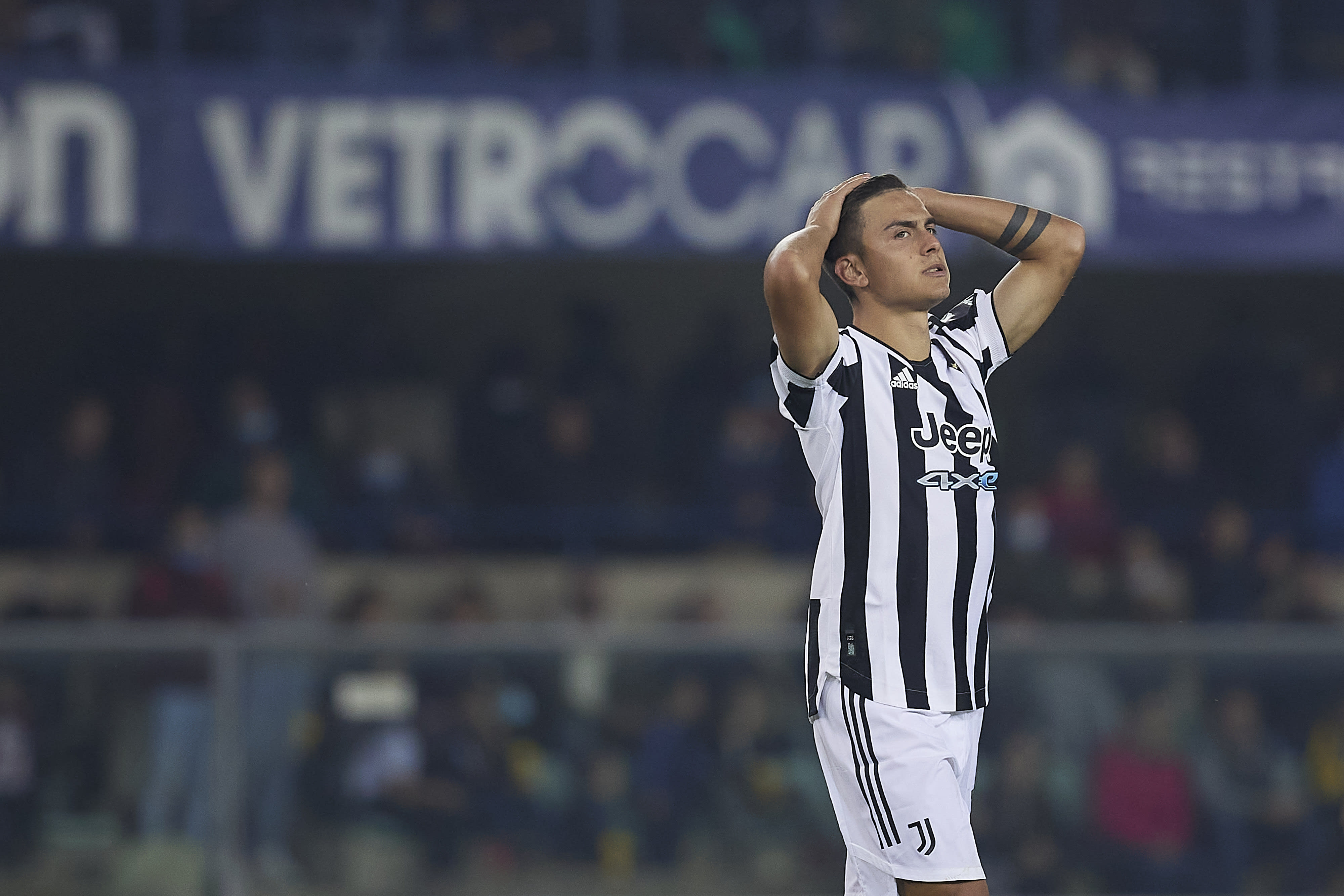 פאולו דיבאלה שחקן יובנטוס מאוכזב