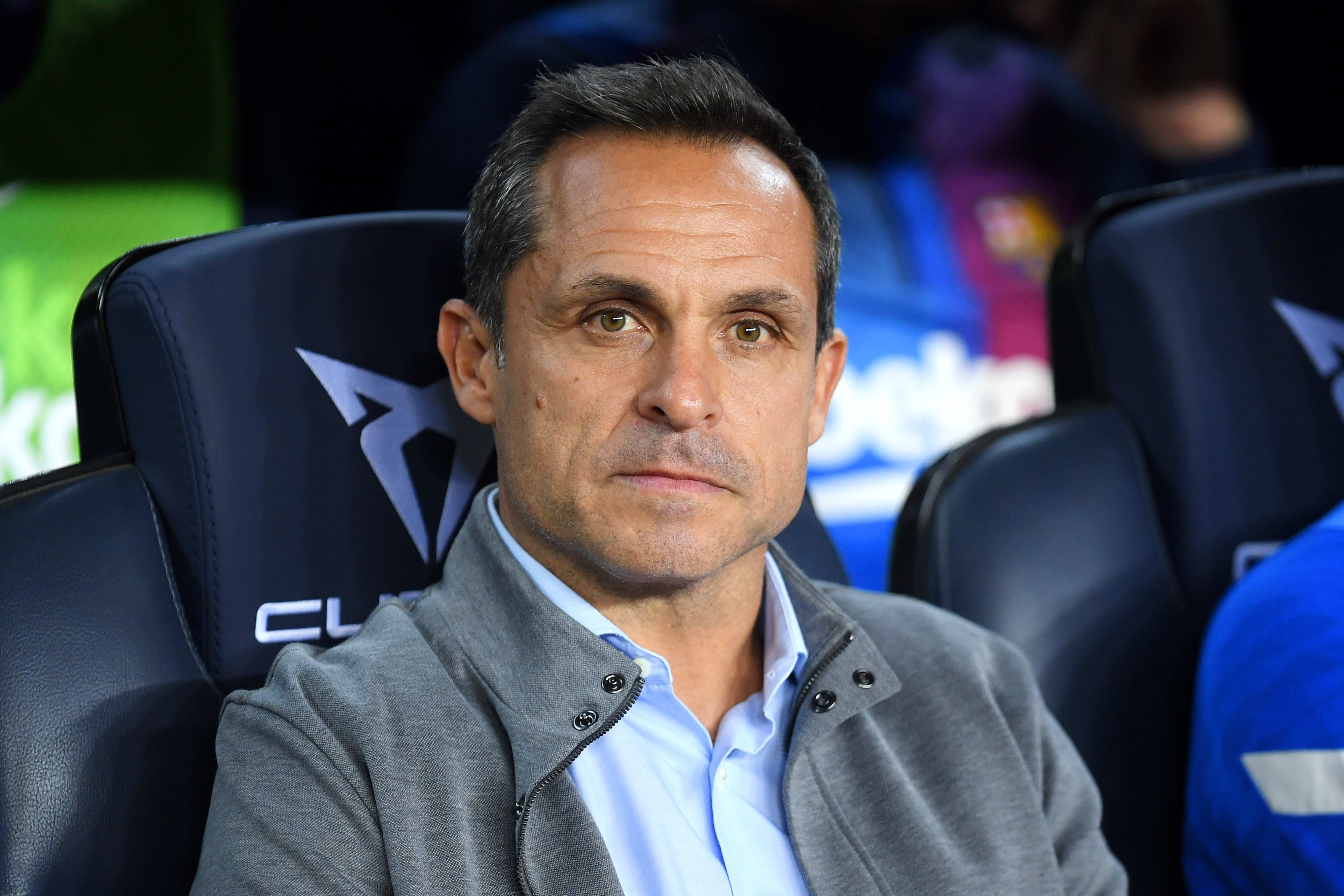 סרג'י, מאמנה הזמני של ברצלונה