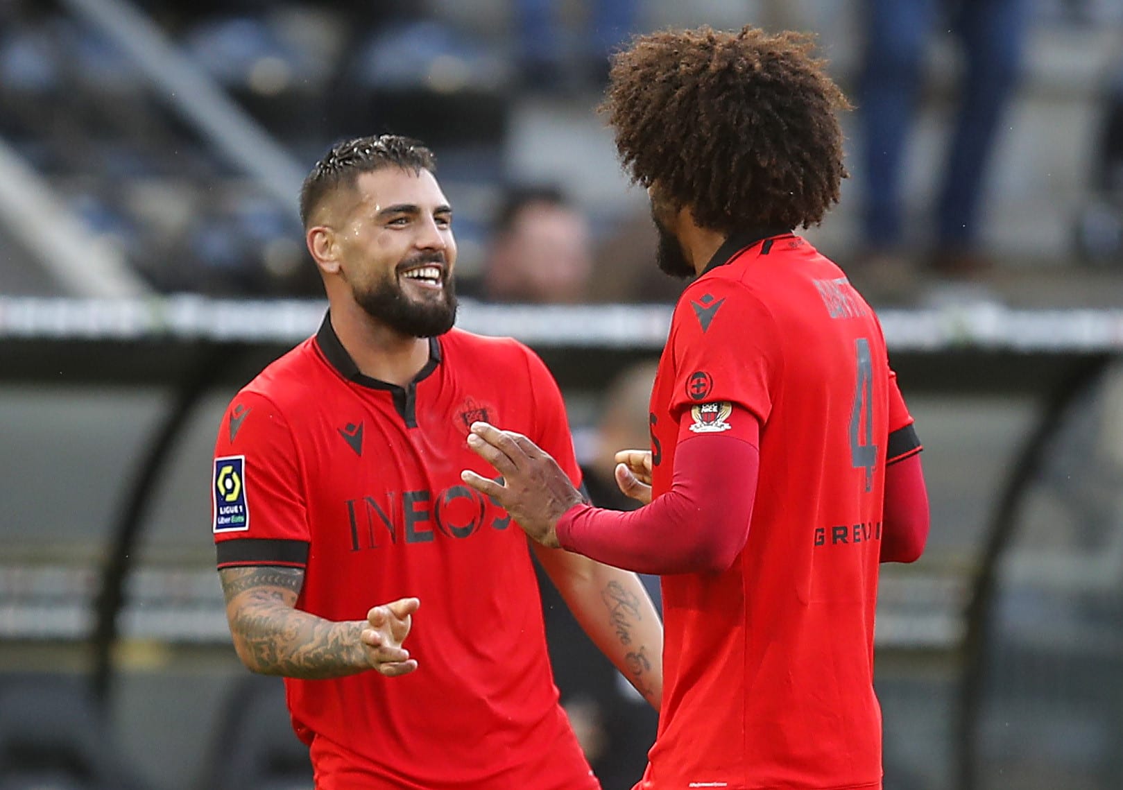 אנדי דלור שחקן ניס חוגג שער