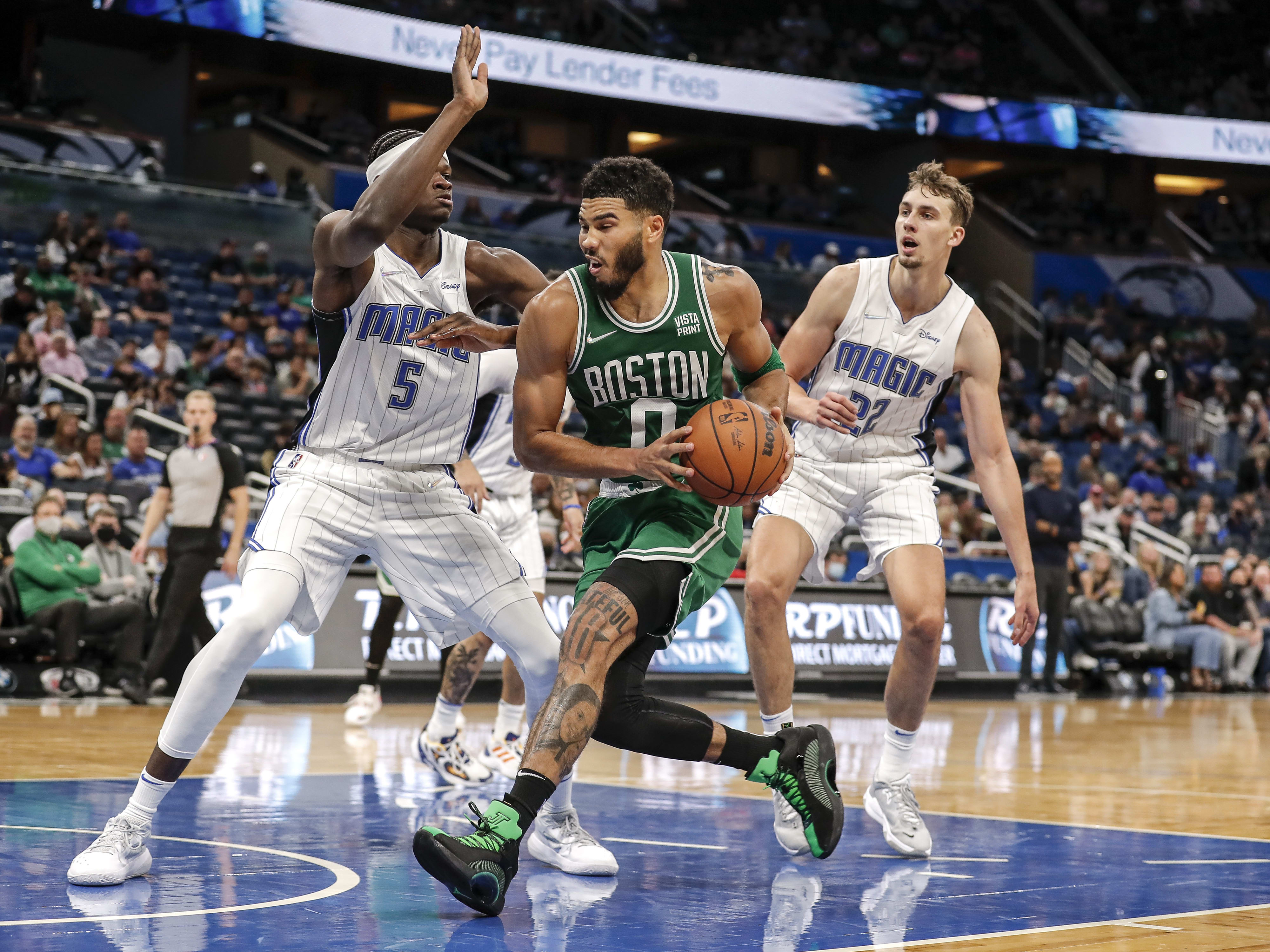 שחקן בוסטון ג'ייסון טייטום