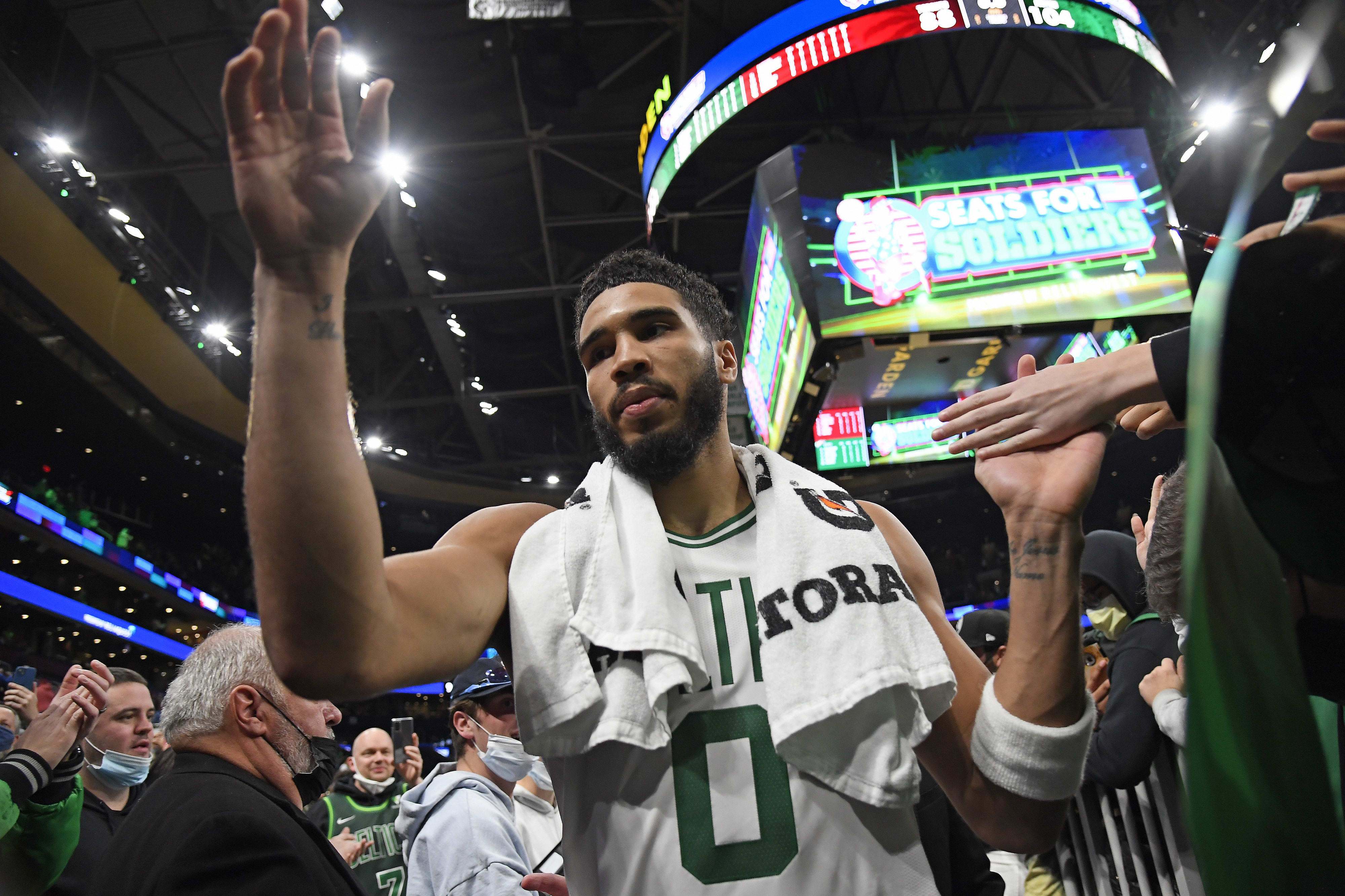 שחקן בוסטון סלטיקס ג'ייסון טייטום