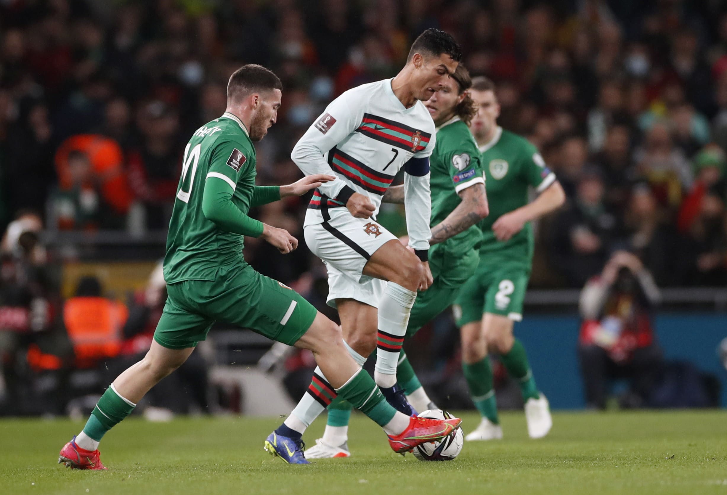 כריסטיאנו רונאלדו, נבחרת פורטוגל מול מאט דוהרטי, נבחרת אירלנד