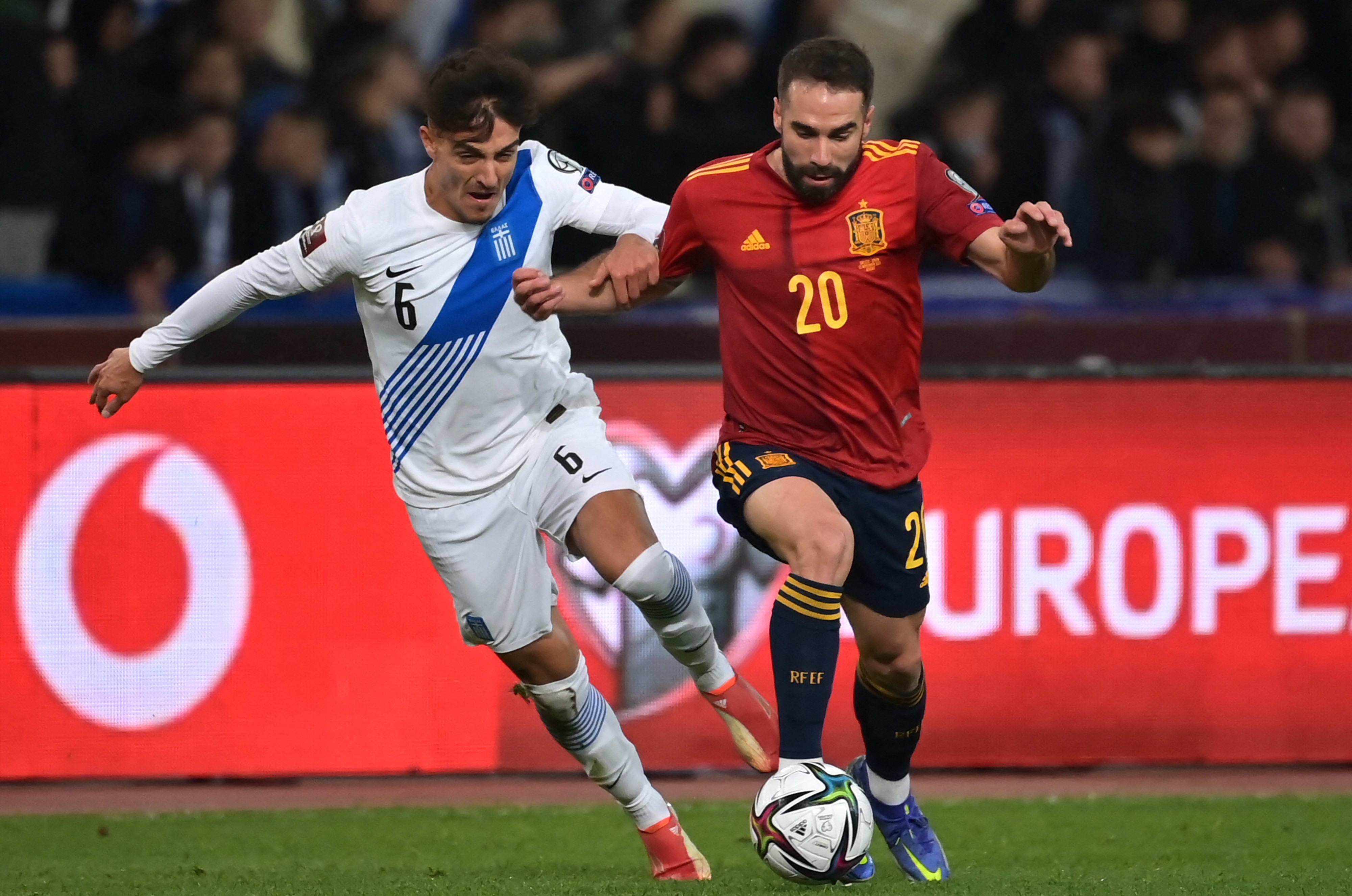 דני קרבחאל, מגן נבחרת ספרד