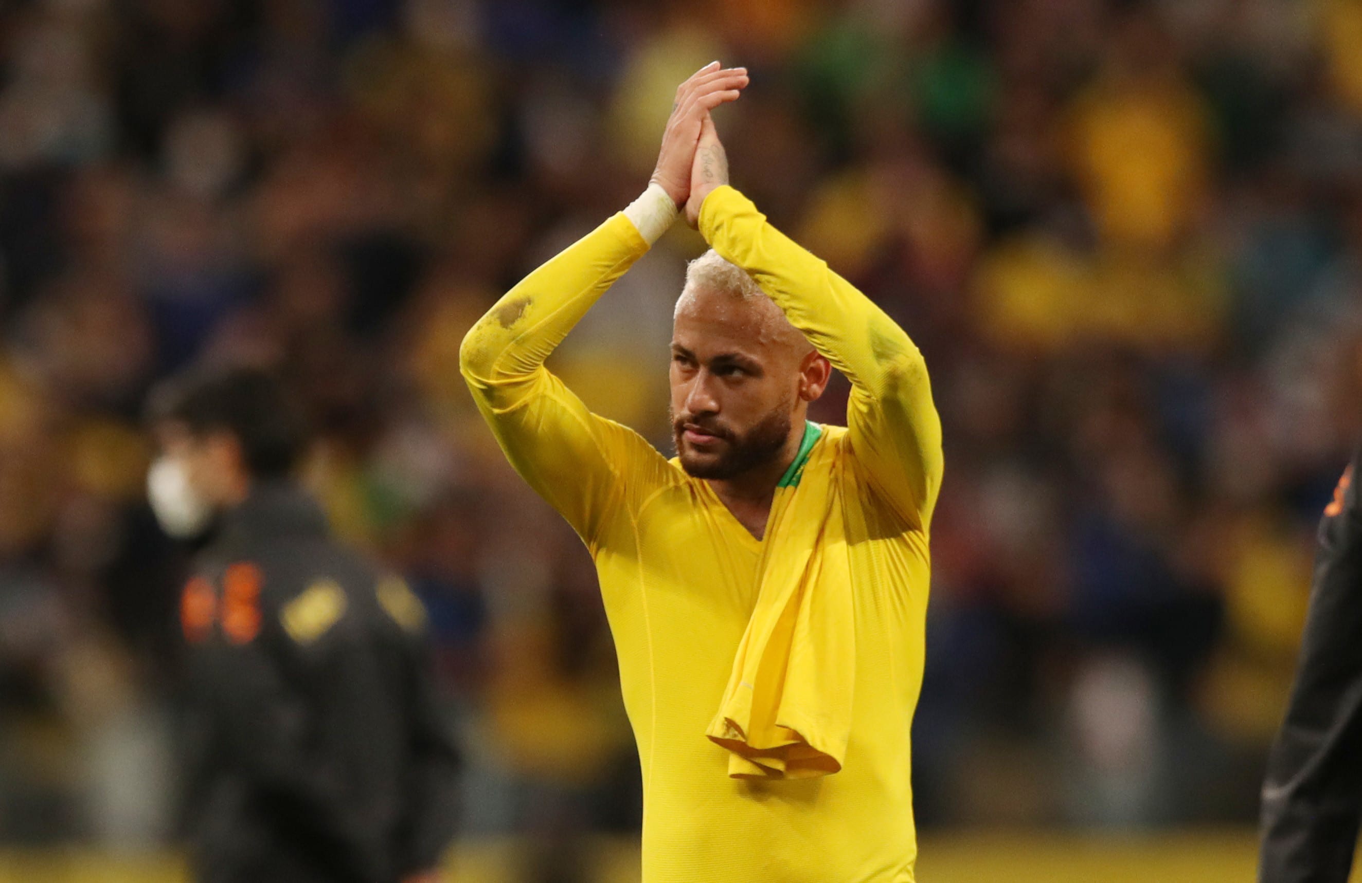 ניימאר חוגג העפלה של נבחרת ברזיל למונדיאל בקטאר